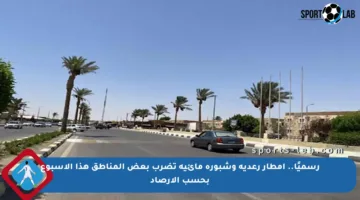 رسميًا.. أمطار رعدية وشبورة مائية تضرب بعض المناطق هذا الأسبوع بحسب الأرصاد